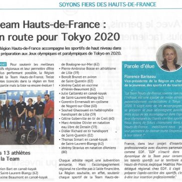 TEAM HAUTS-DE-FRANCE / En route pour TOKYO 2020